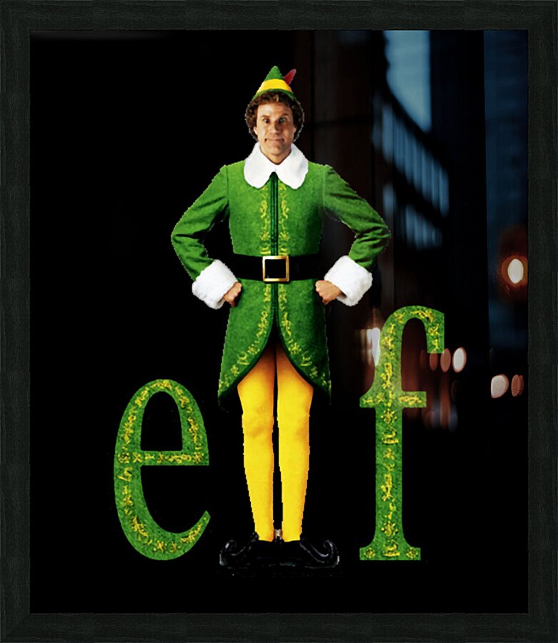 Elf 33 Picture Frame print