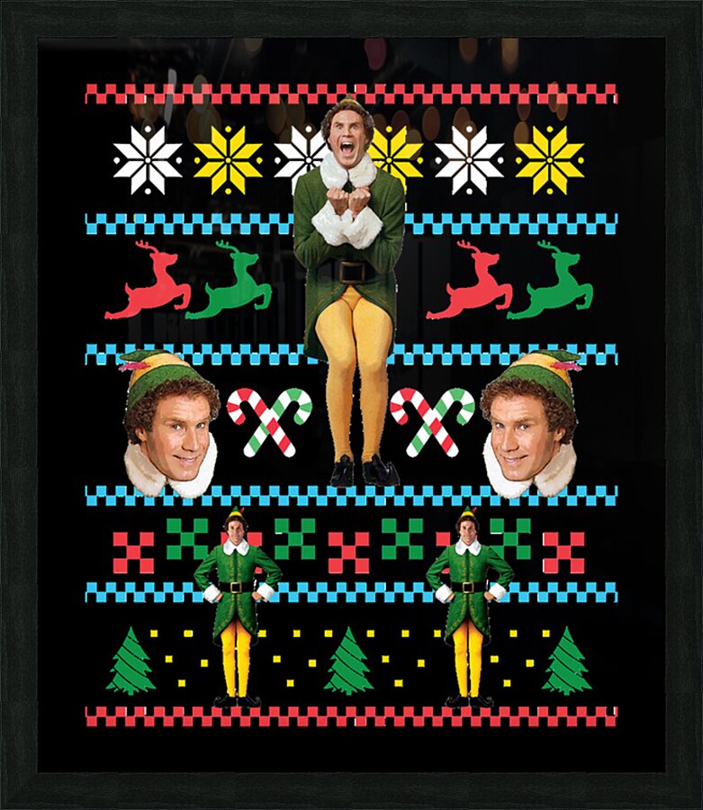 Elf 43 Picture Frame print