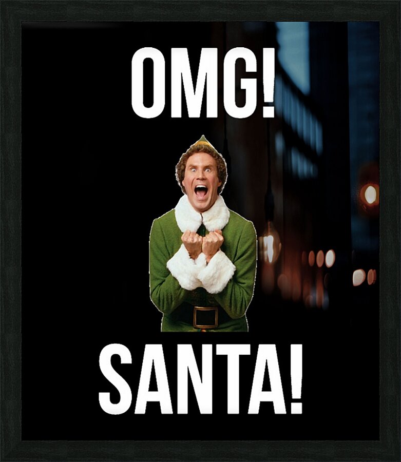 Elf 45 Picture Frame print