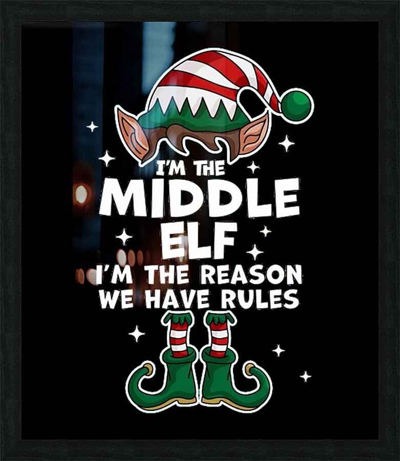 Elf 47 Picture Frame print