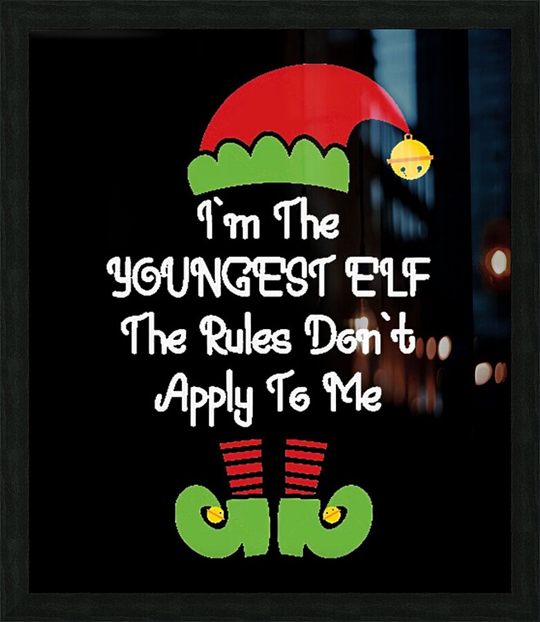 Elf 48 Picture Frame print