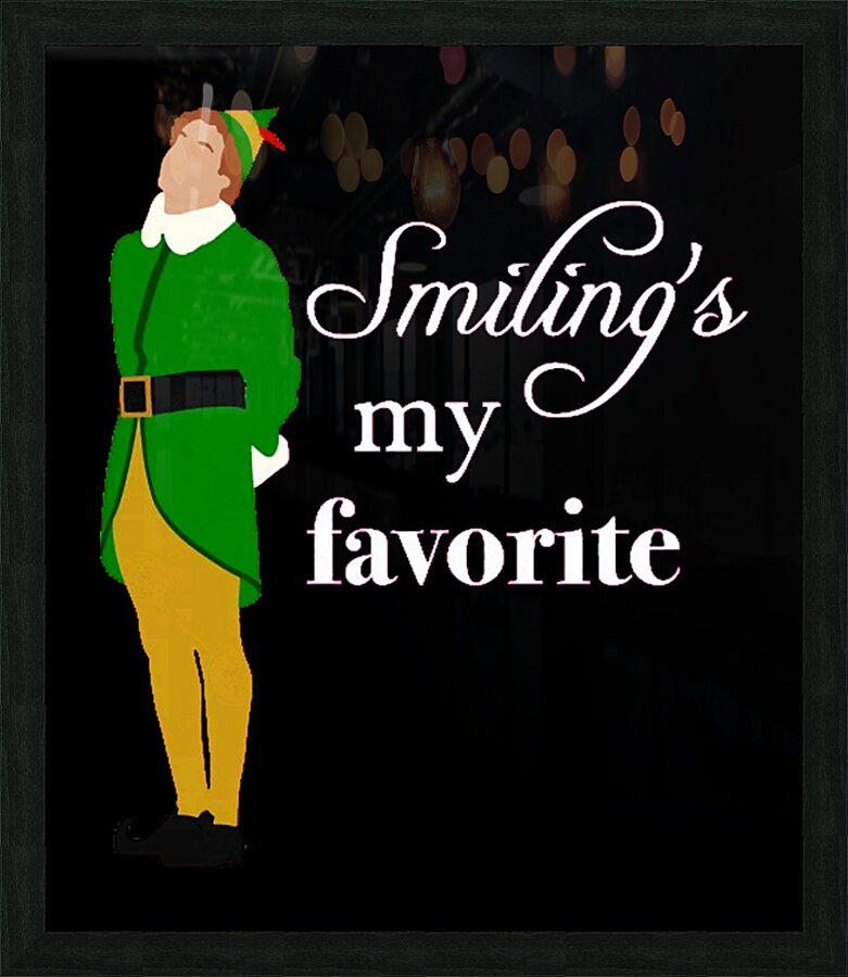 Elf 49 Picture Frame print