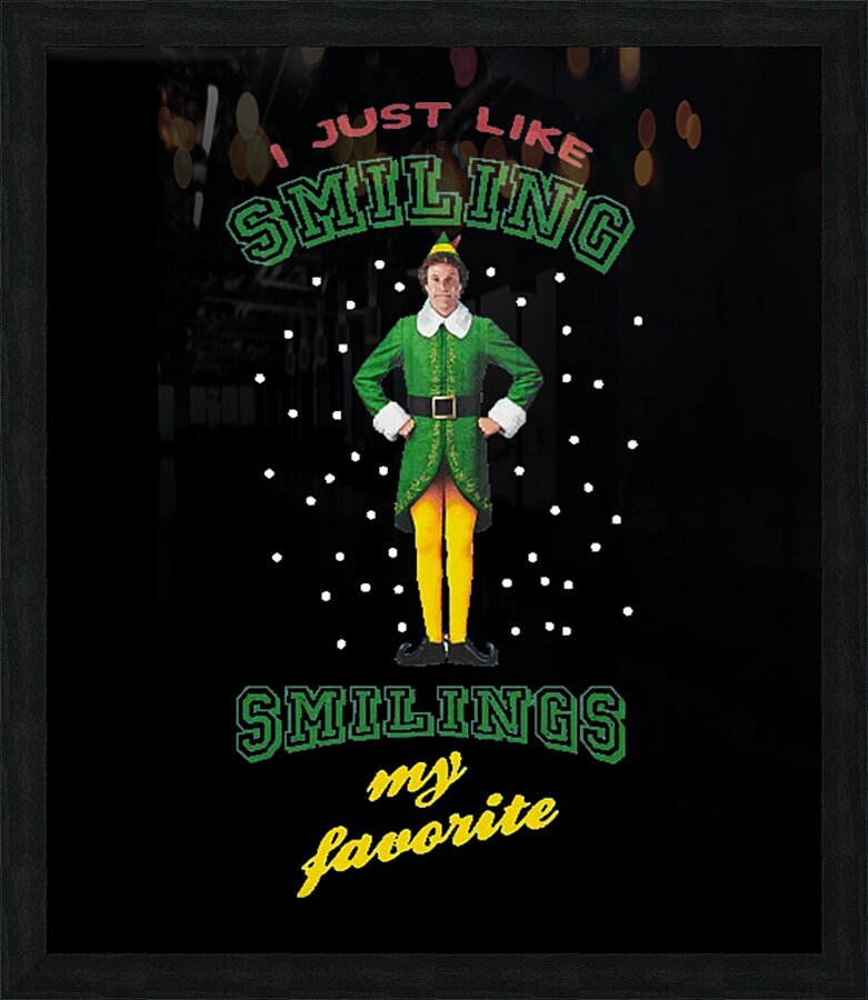 Elf 53 Picture Frame print