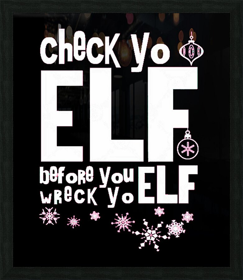 Elf 57 Picture Frame print