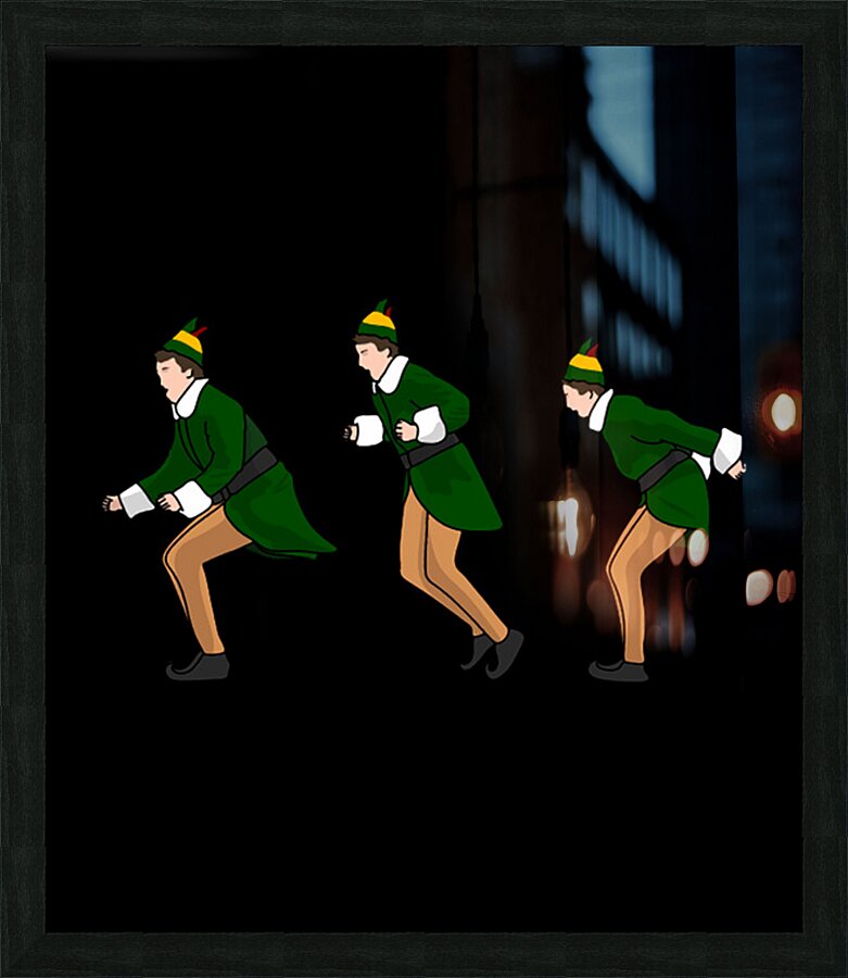 Elf 58 Picture Frame print