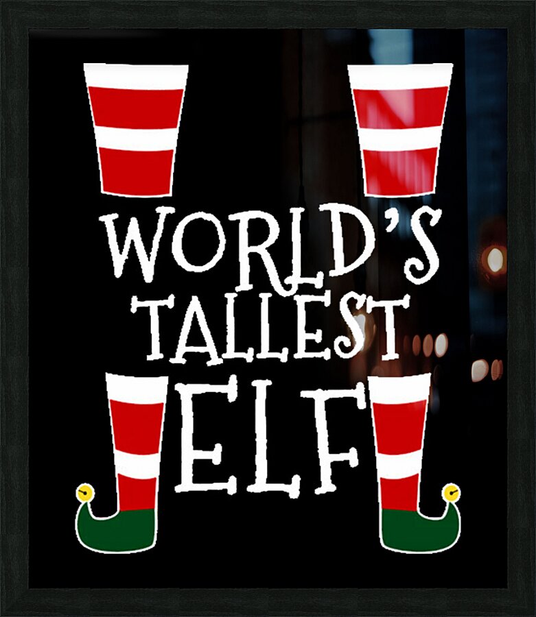 Elf 2 Picture Frame print