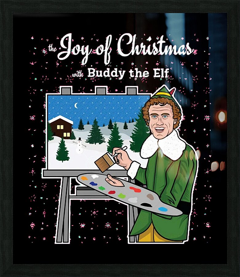 Elf 4 Picture Frame print