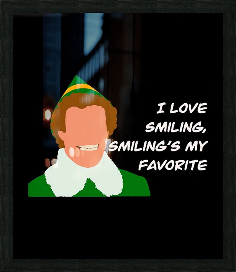 Elf 9 Picture Frame print