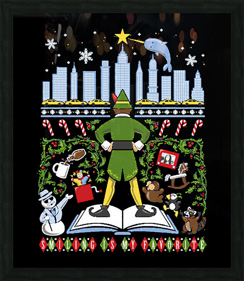 Elf 20 Picture Frame print