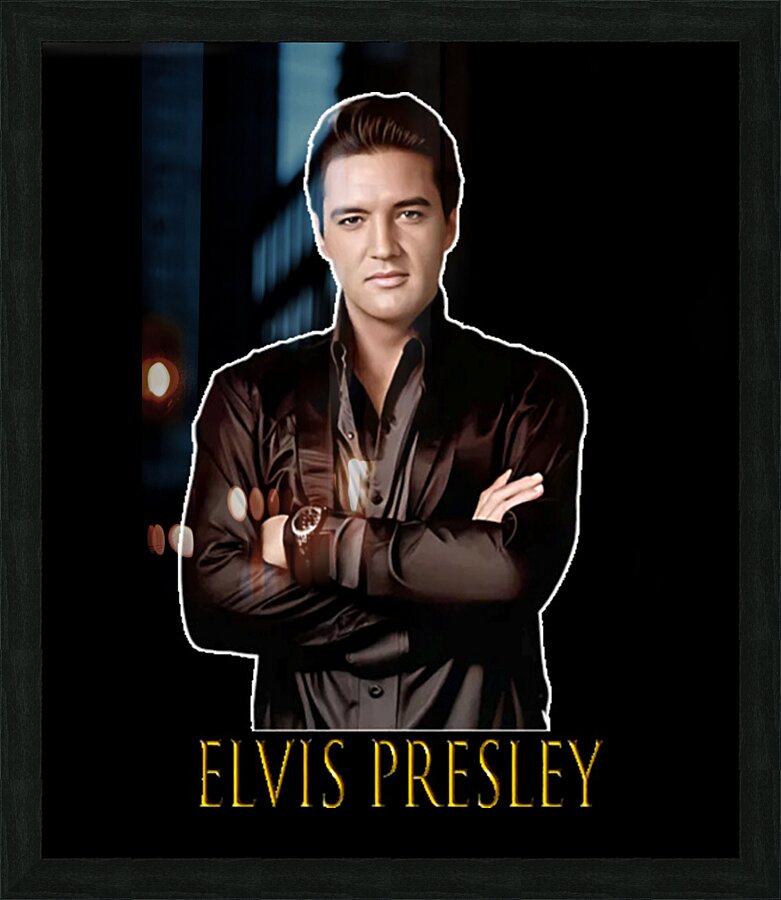 Elvis Presley 21 Picture Frame print