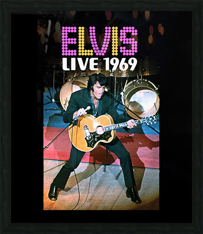 Elvis Presley 13 Picture Frame print