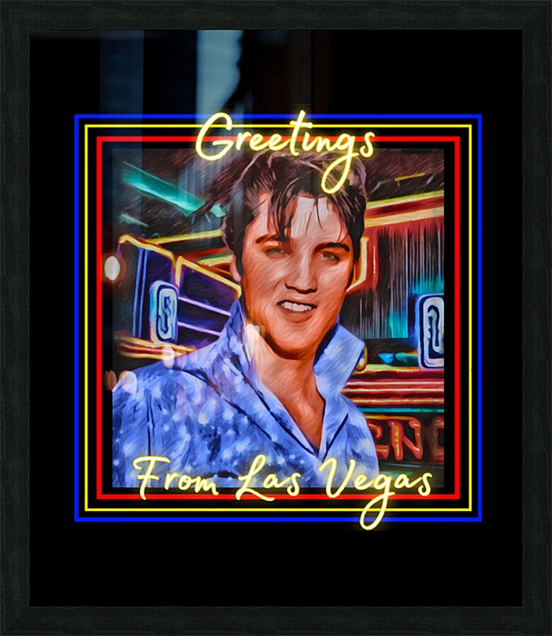 Elvis Presley 21 Picture Frame print