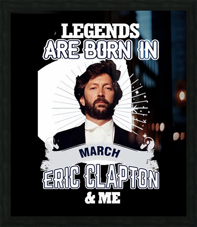 Eric Clapton 4 Picture Frame print