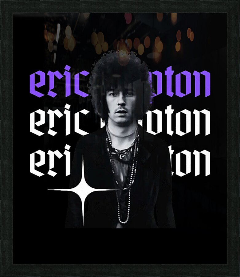 Eric Clapton 5 Picture Frame print