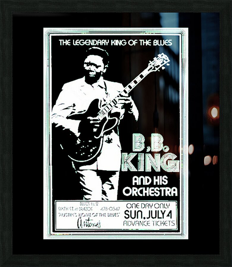 Eric Clapton 6 Picture Frame print
