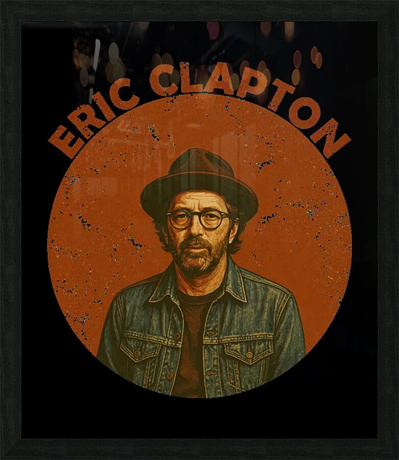 Eric Clapton 7 Picture Frame print
