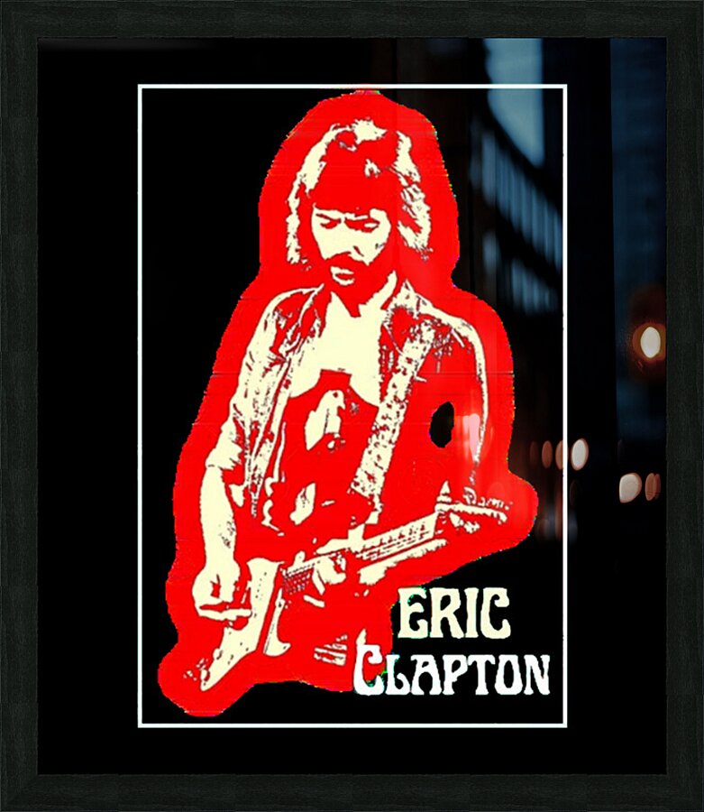Eric Clapton 13 Picture Frame print