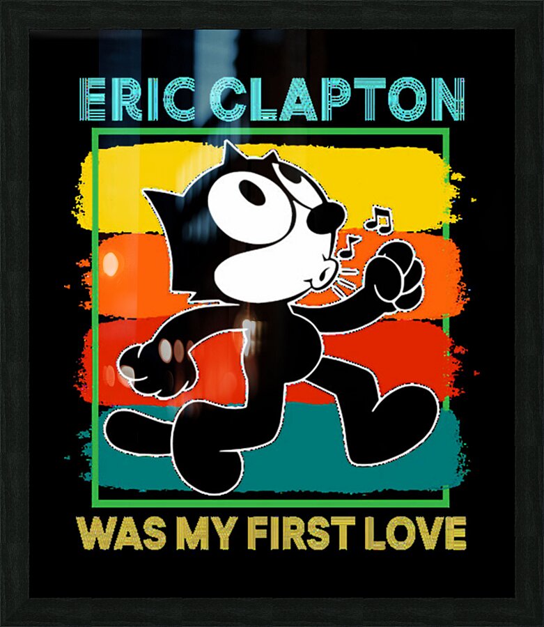 Eric Clapton 14 Picture Frame print
