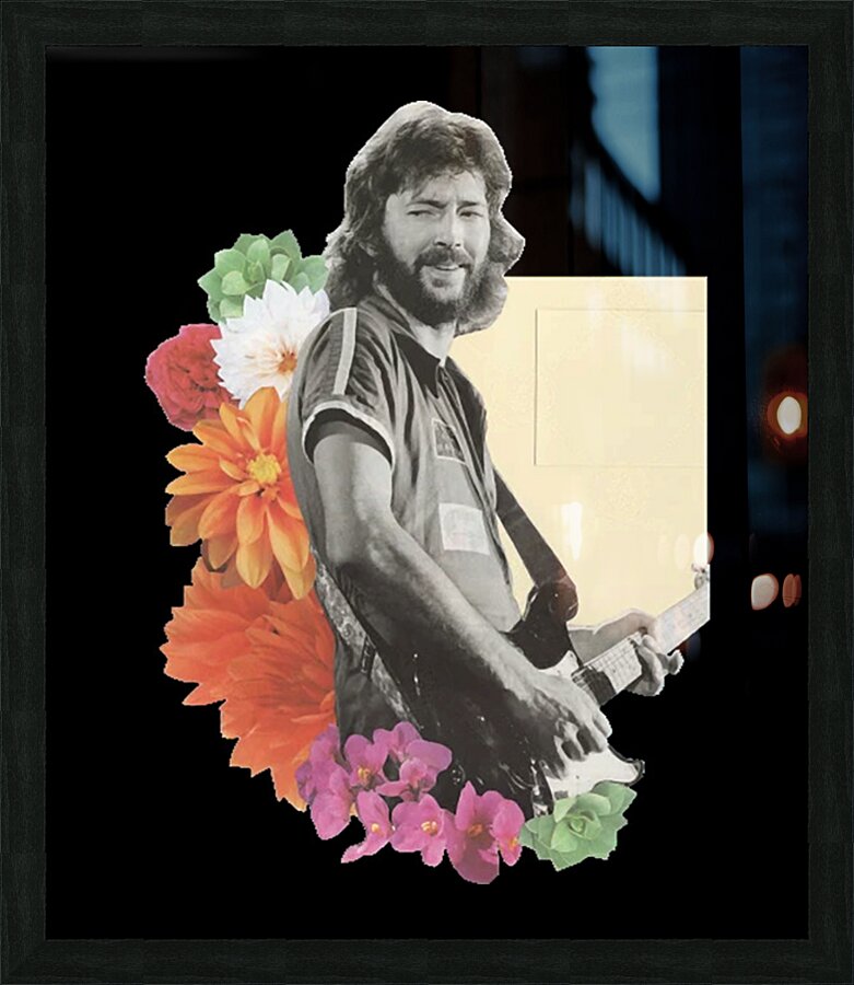 Eric Clapton 19 Picture Frame print