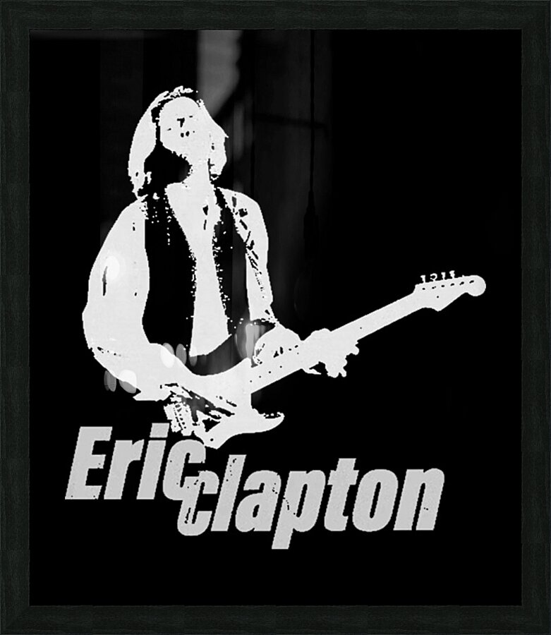 Eric Clapton 20 Picture Frame print