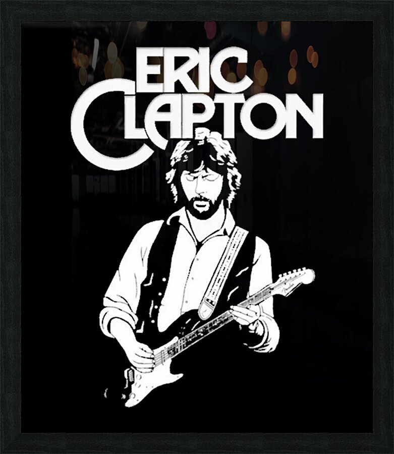 Eric Clapton 24 Picture Frame print