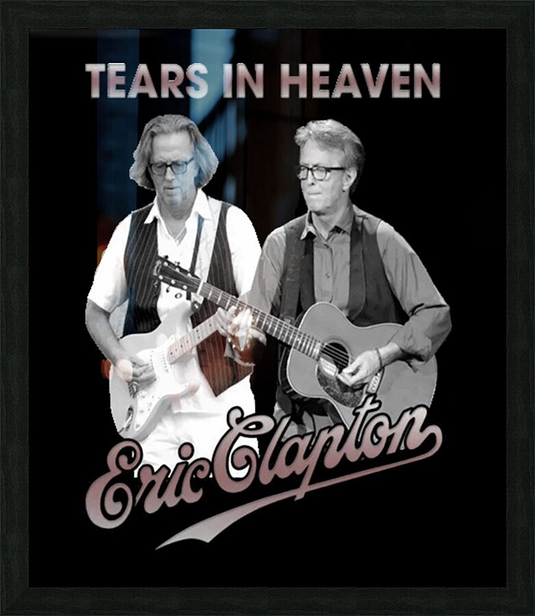 Eric Clapton 25 Picture Frame print