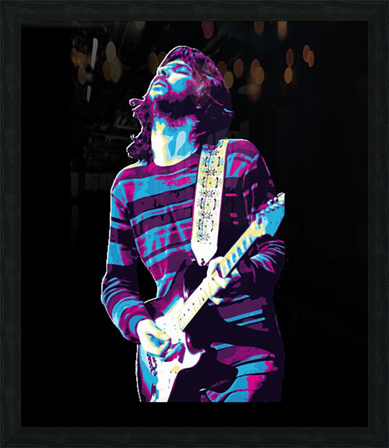 Eric Clapton 26 Picture Frame print