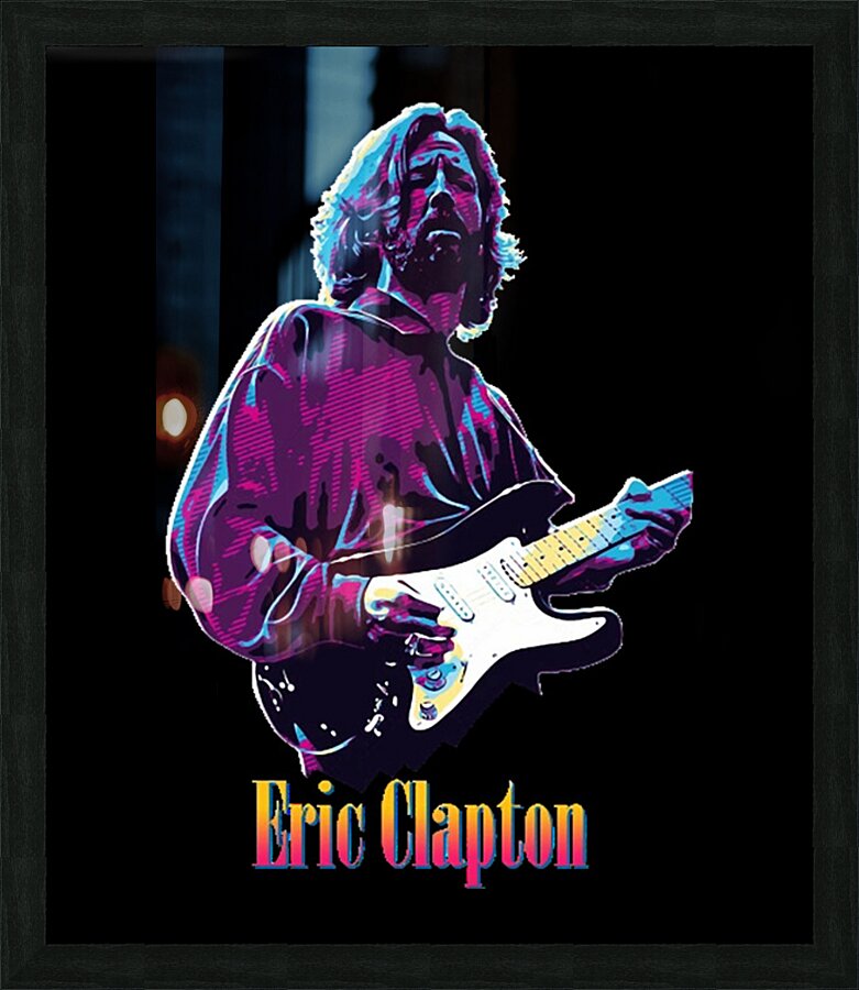 Eric Clapton 27 Picture Frame print