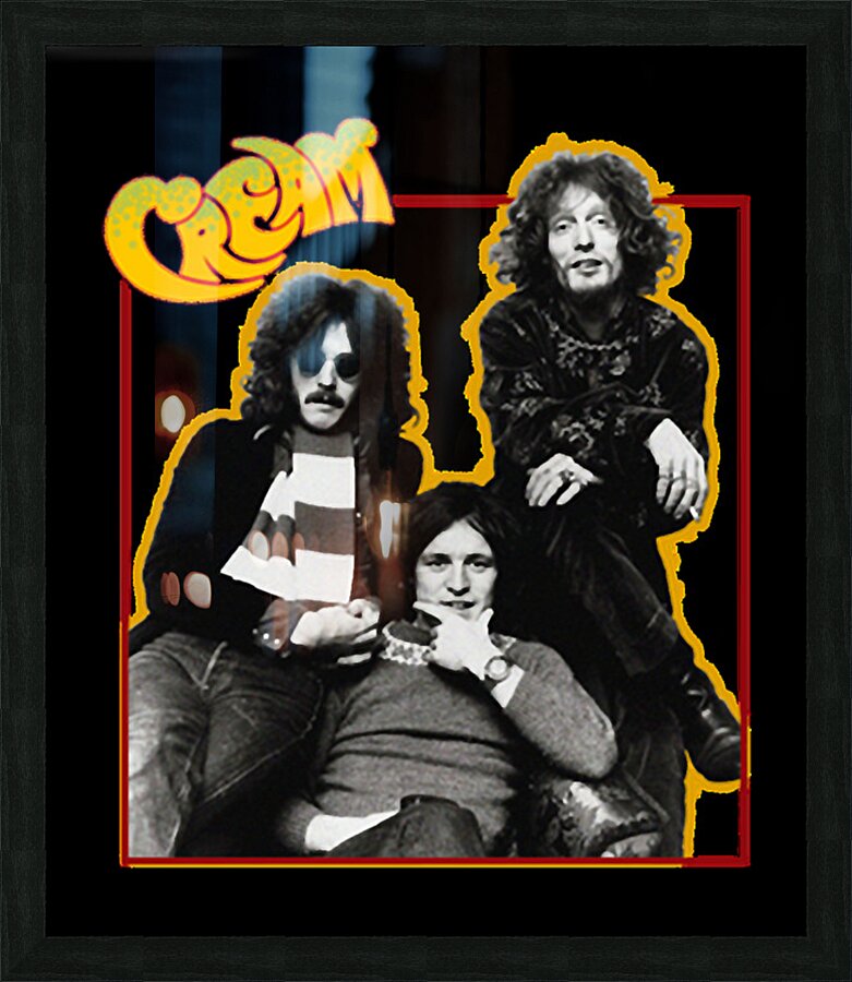 Eric Clapton 28 Picture Frame print