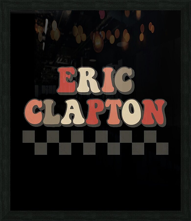 Eric Clapton 30 Picture Frame print