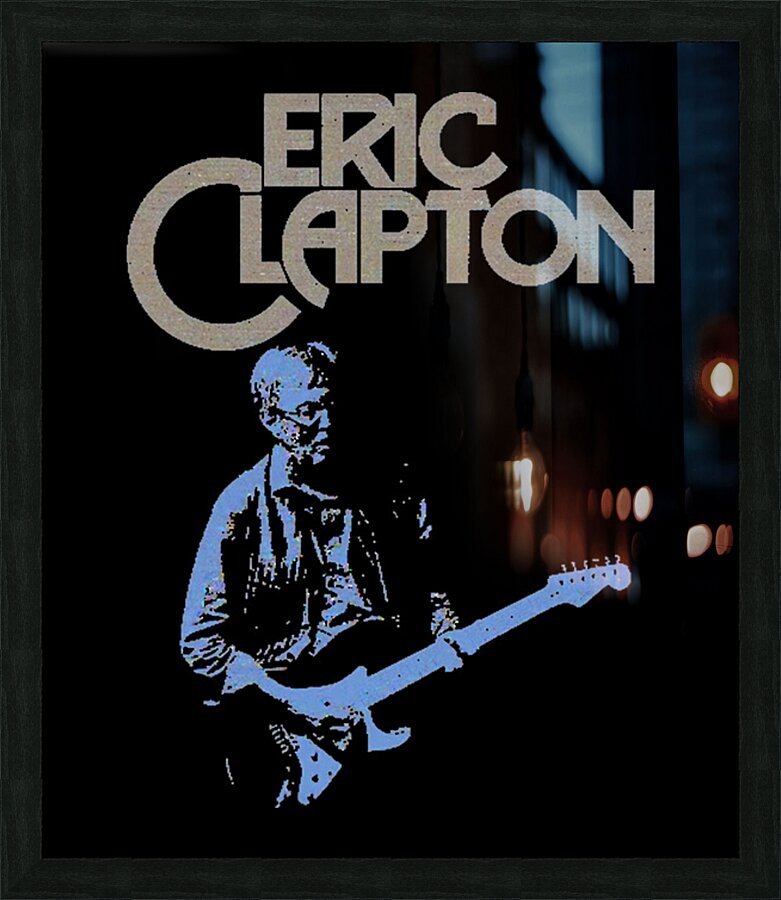 Eric Clapton 33 Picture Frame print