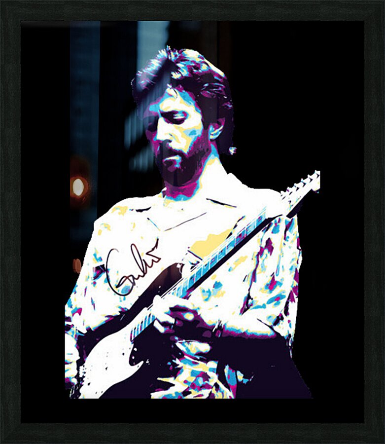 Eric Clapton 35 Picture Frame print