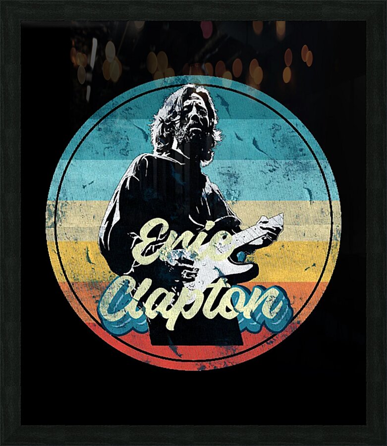 Eric Clapton 39 Picture Frame print