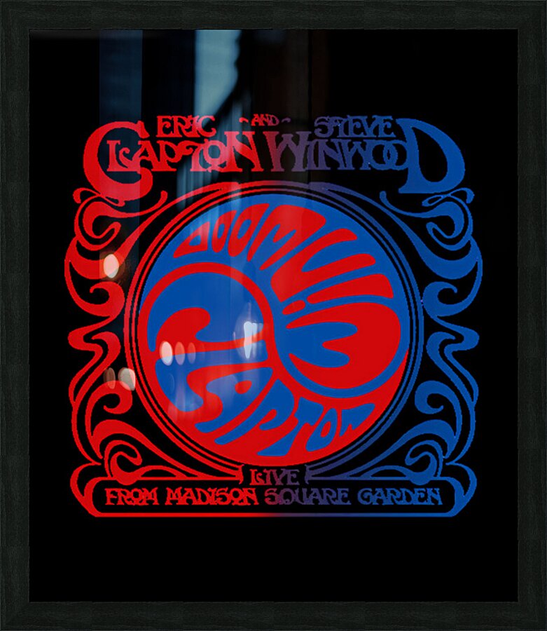 Eric Clapton 40 Picture Frame print