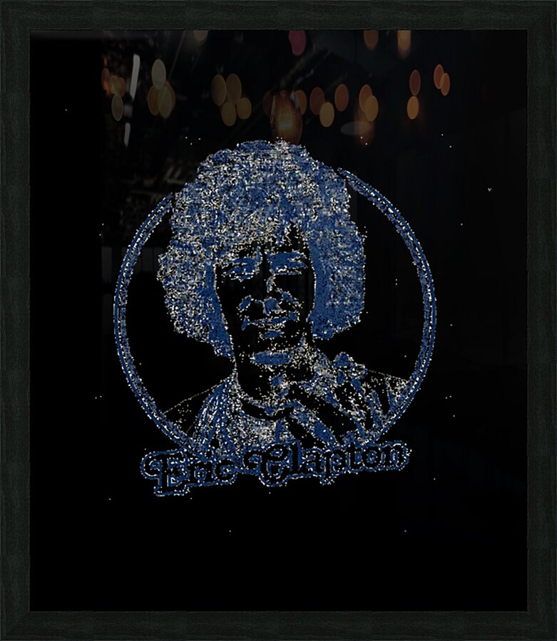 Eric Clapton 41 Picture Frame print
