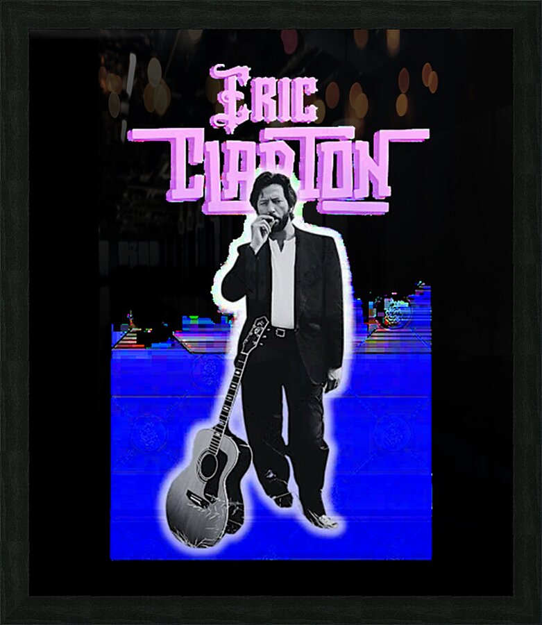 Eric Clapton 42 Picture Frame print