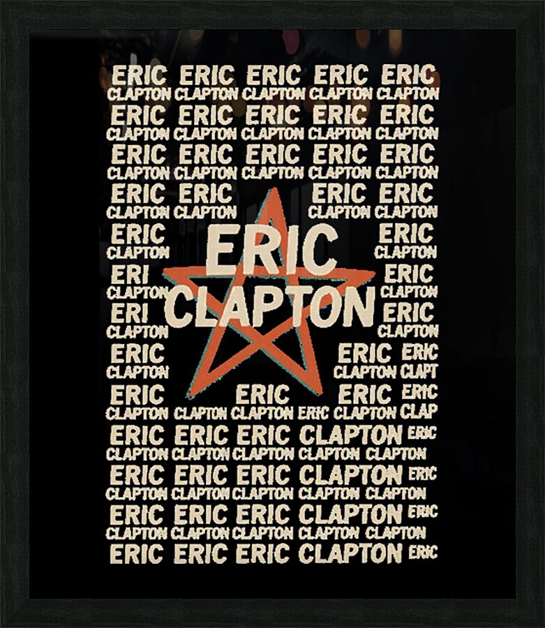 Eric Clapton 46 Picture Frame print