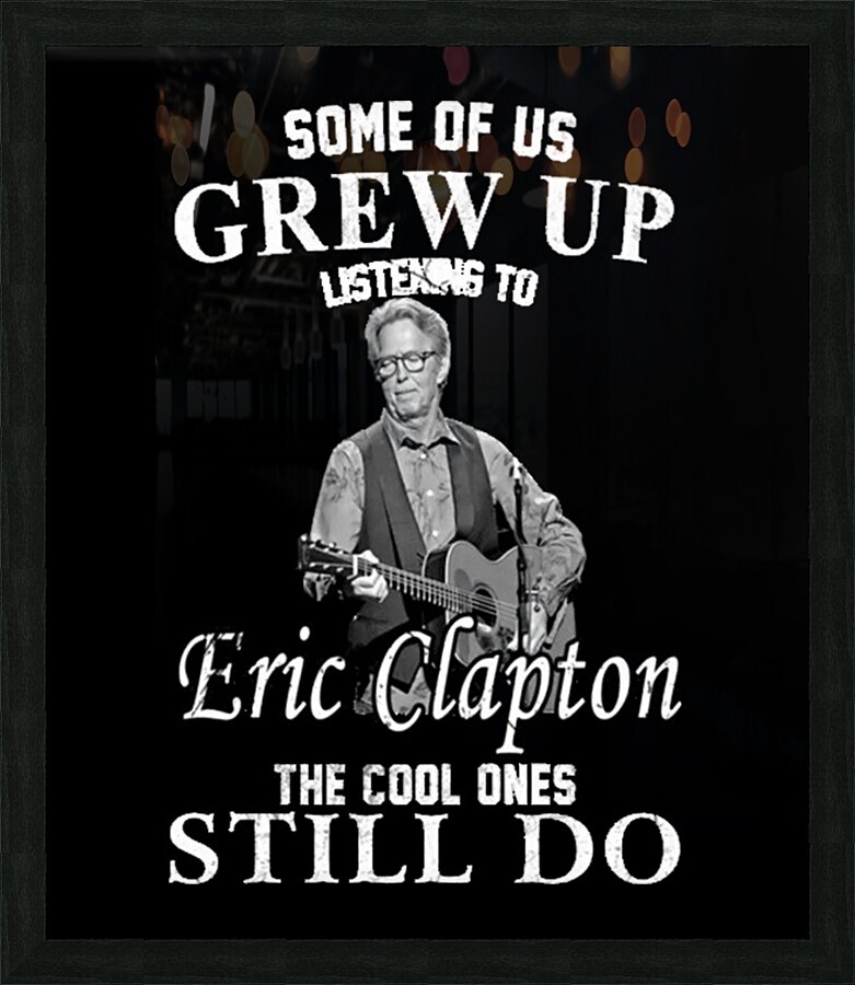 Eric Clapton 49 Picture Frame print