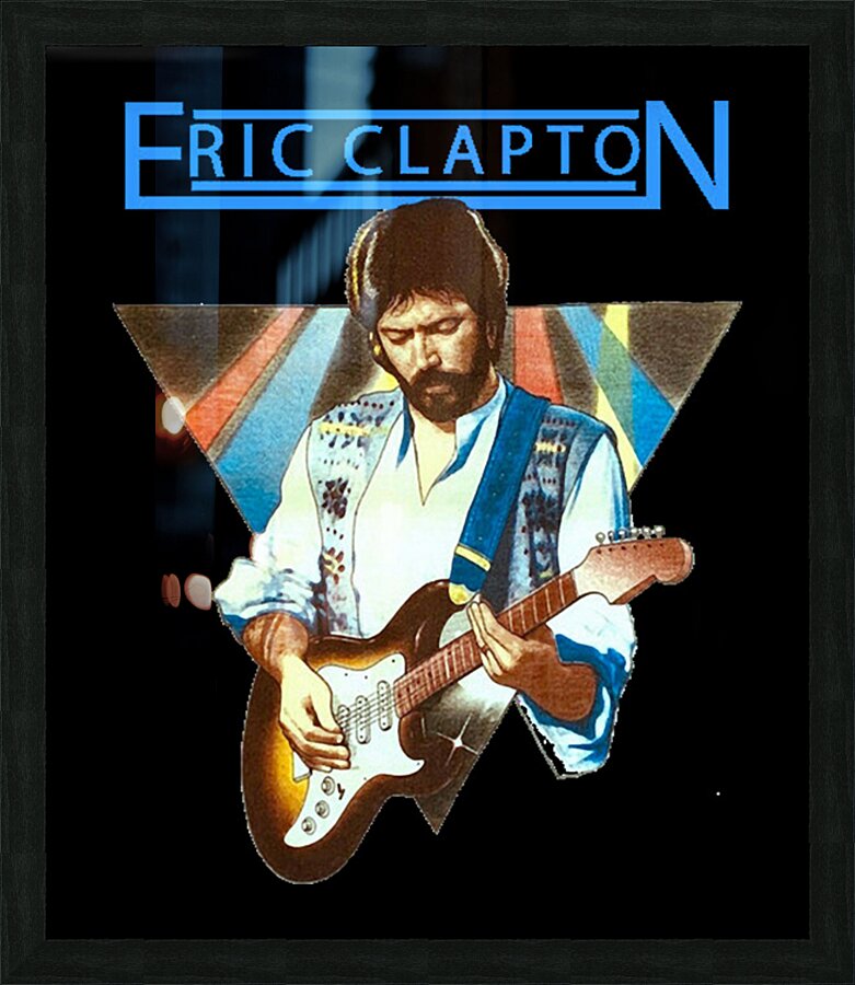 Eric Clapton 53 Picture Frame print