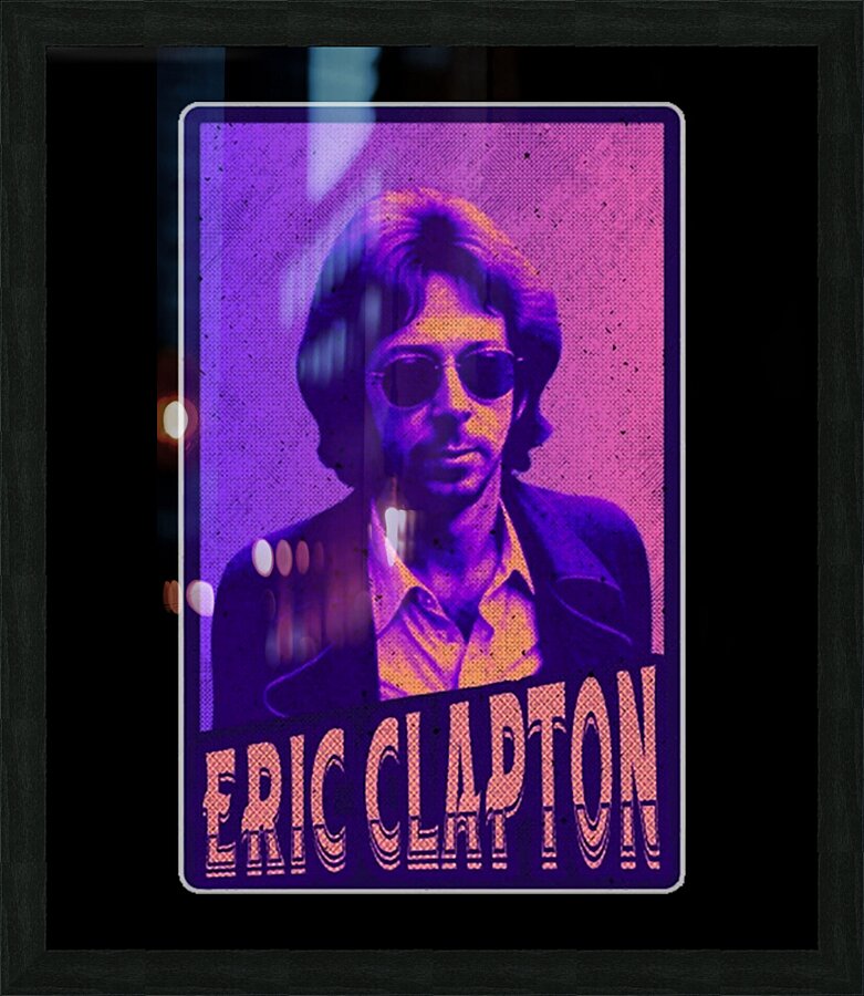Eric Clapton 54 Picture Frame print