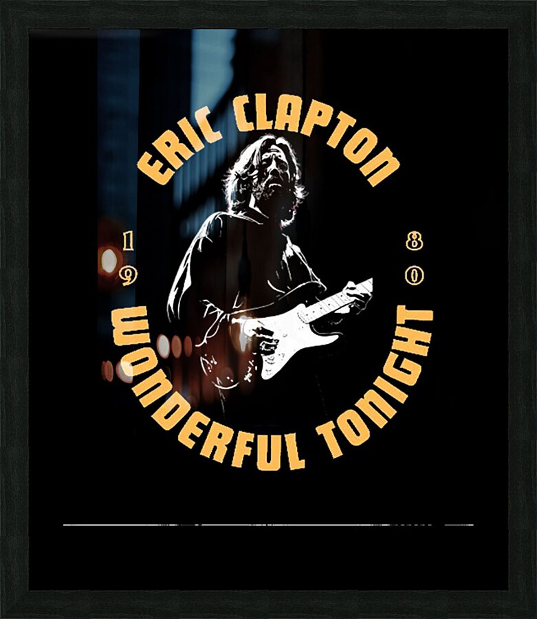 Eric Clapton 55 Picture Frame print