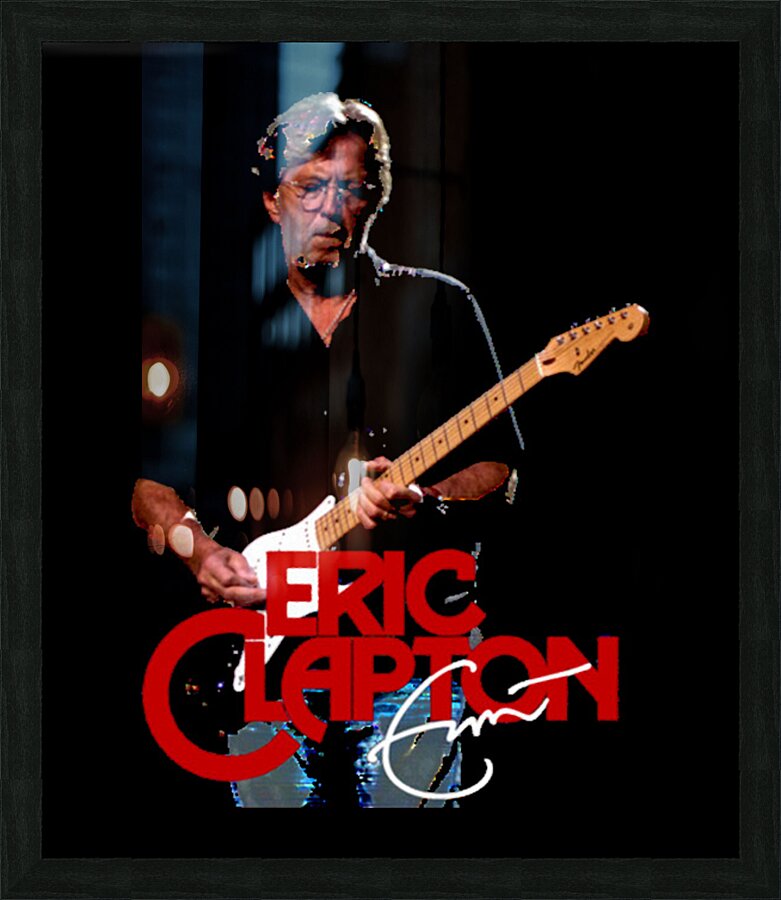 Eric Clapton 56 Picture Frame print