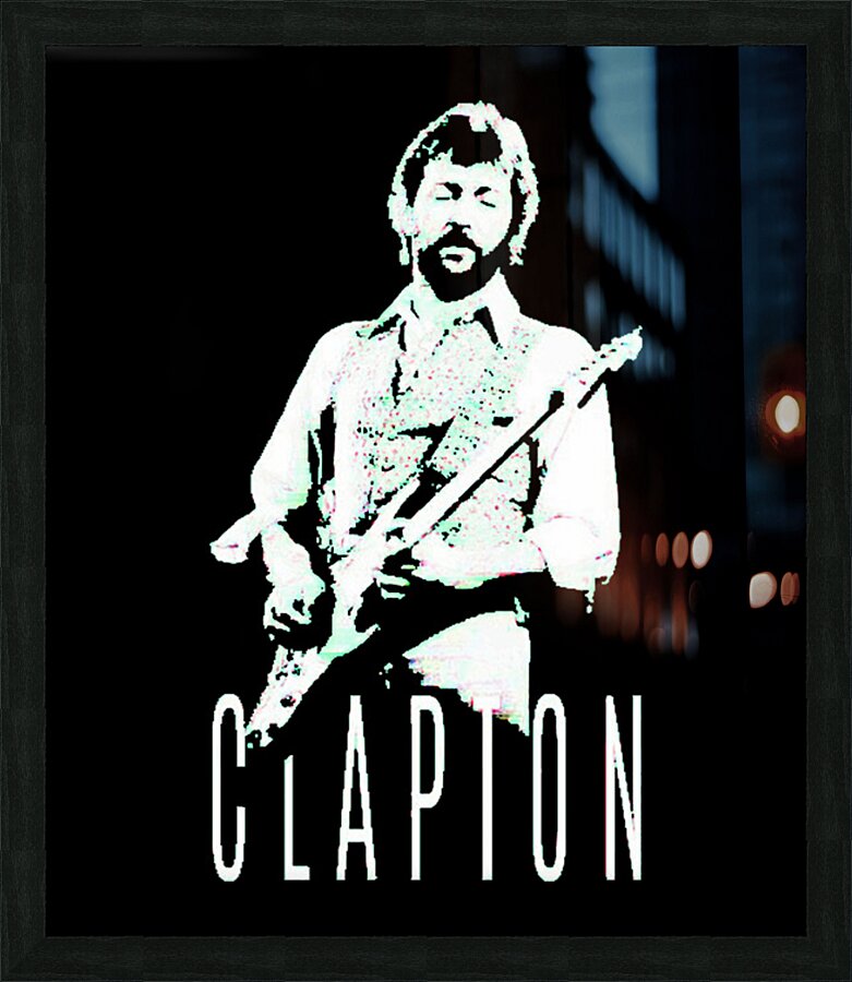 Eric Clapton 57 Picture Frame print