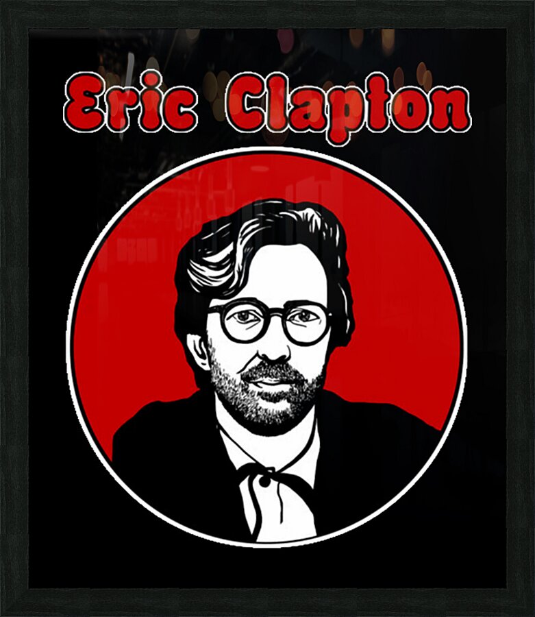Eric Clapton 59 Picture Frame print