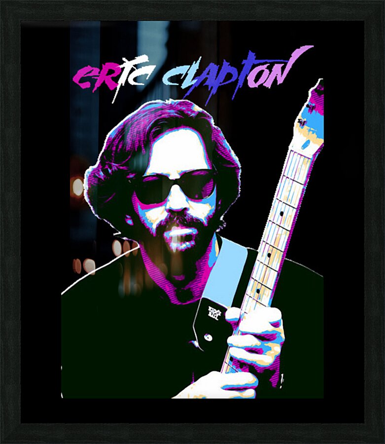 Eric Clapton 64 Picture Frame print