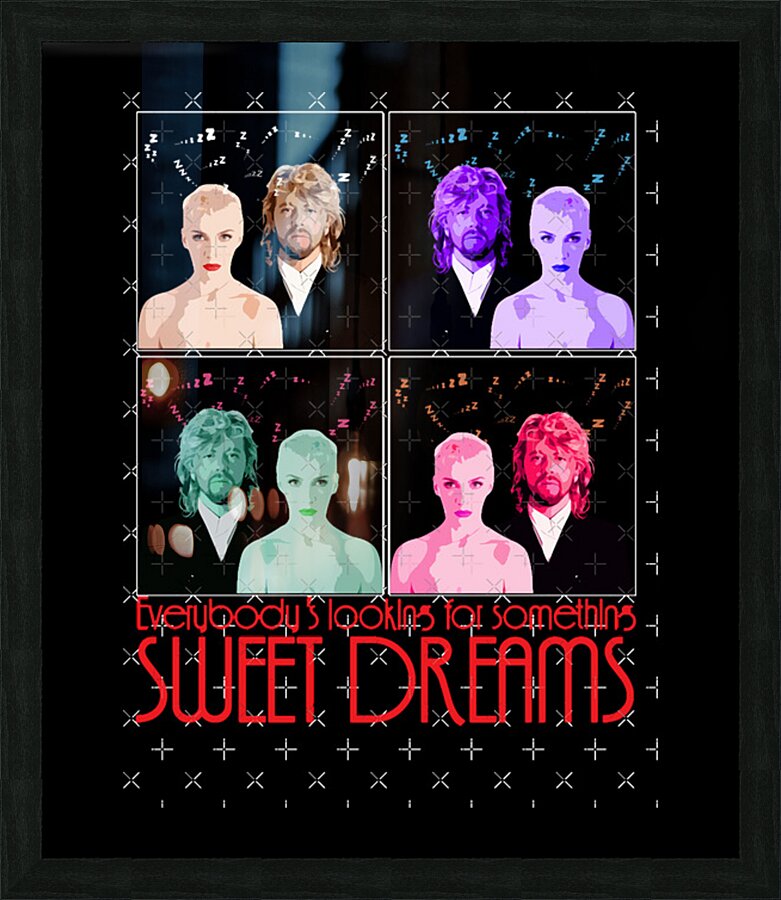 Eurythmics 4 Picture Frame print