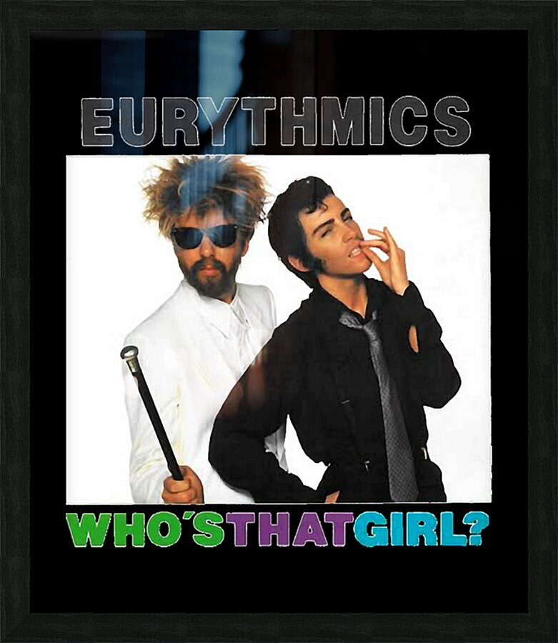 Eurythmics 10 Picture Frame print