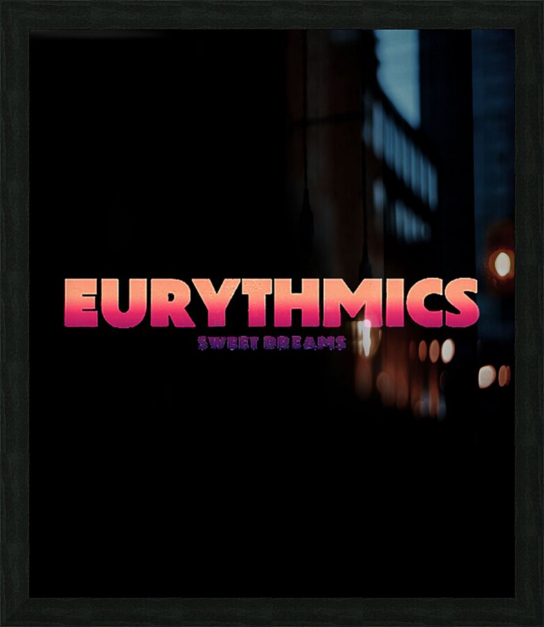 Eurythmics 45 Picture Frame print