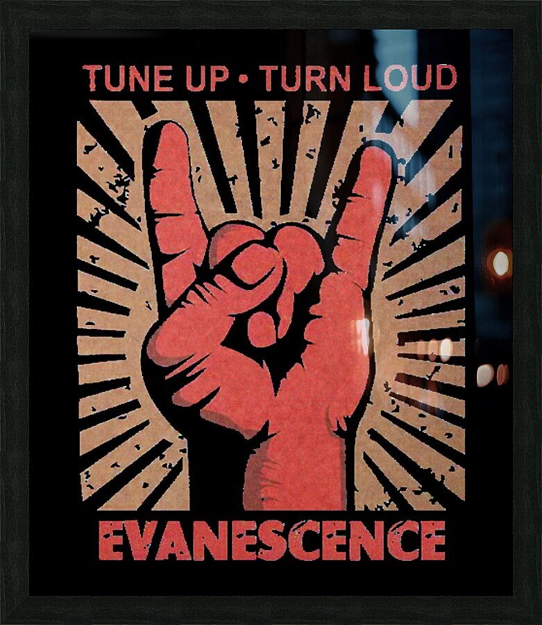 Evanescence 17 Picture Frame print