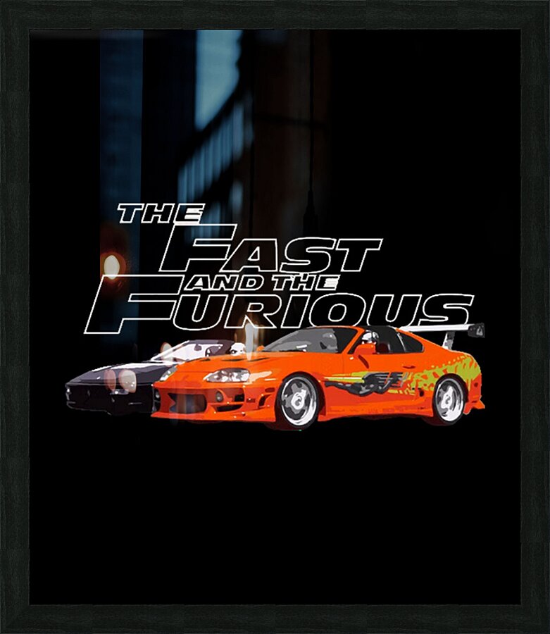 Fast and furious 12 Picture Frame print